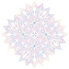 Mandala. Vintage indian decorative elements