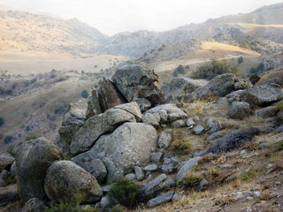 Plateau of Demons. Near Samarkand, Uzbekistan.