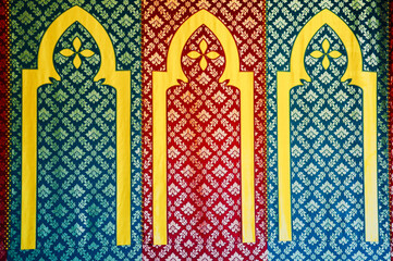 Vintage decorative elements. Islamic pattern design motif, based on Ottoman ornament