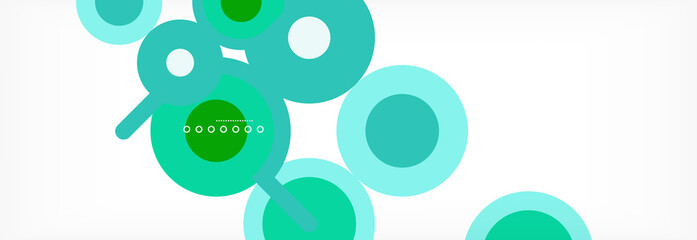 Circles and lines abstract background for covers, banners, flyers and posters and other templates