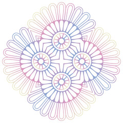 Mandala. Vintage indian decorative elements