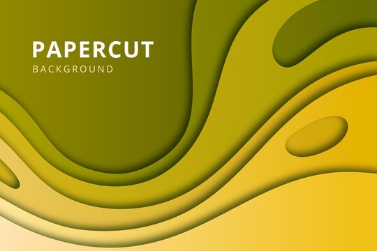 Colorful abstract papercut background wallpaper