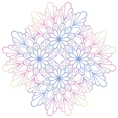 Mandala. Vintage indian decorative elements