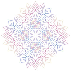 Mandala. Vintage indian decorative elements