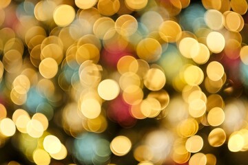Bright bokeh abstract blurred background.