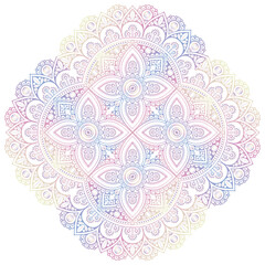 Mandala. Vintage indian decorative elements