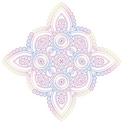 Mandala. Vintage indian decorative elements