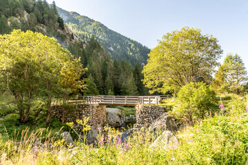 Paysage de montagne dans le Mercantour dans les Alpes
Mountain landscape in Mercantour park in French Alps