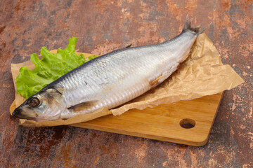 Salted herring fish