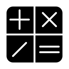 Obraz premium Arithmetic Operation Symbol Concept Vector Color Icon Design, Accounting Operations Sign, Business and Finance Symbol on white background 