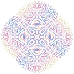 Mandala. Vintage indian decorative elements