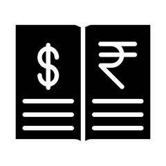 Currency Comparison Concept Vector Color Icon Design, Business and Finance Symbol on white background 