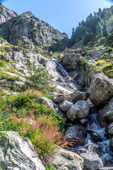 Paysage de montagne dans le Mercantour dans les Alpes
Mountain landscape in Mercantour park in French Alps