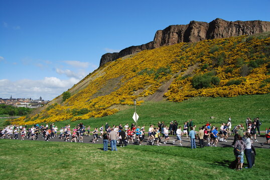 Great Run, Holyrood Park, Edinburgh, Scotland