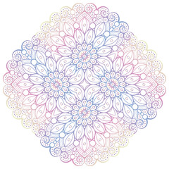 Mandala. Vintage indian decorative elements