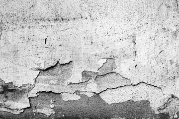 Texture of a concrete wall with cracks and scratches