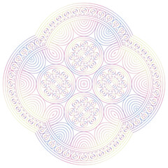 Mandala. Vintage indian decorative elements
