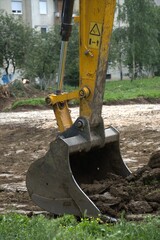 Construction bucket, Tractor, Excavator, Dredge. Parts of construction equipment