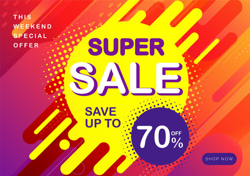 Abstract flash sale, Price discount promotion for Web design, Poster, flyer. Vector EPS10