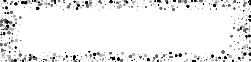 Scattered dense balck dots. Dark points dispersion