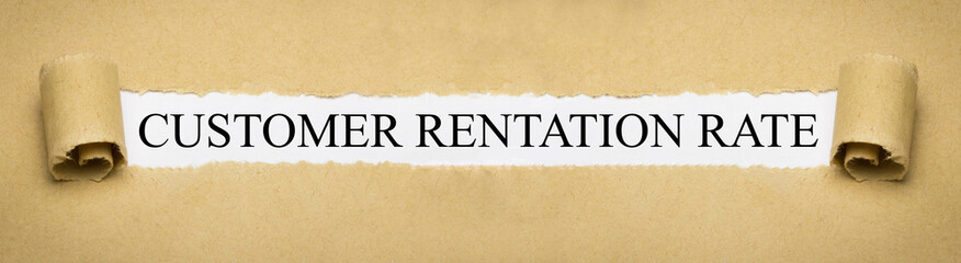 Customer rentation rate