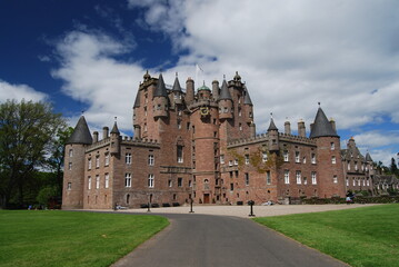 Fototapeta na wymiar Glamis Castle, Angus, Scotland