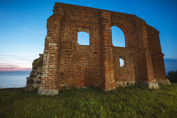 Ruins of the old church in Trzesacz