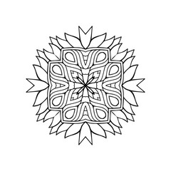 Mandala. Vintage indian decorative elements