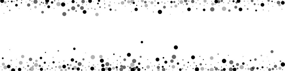 Scattered dense balck dots. Dark points dispersion