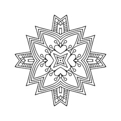 Mandala. Vintage indian decorative elements