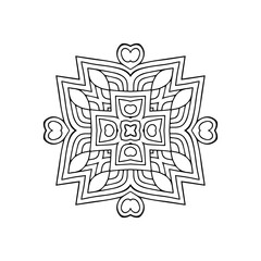 Mandala. Vintage indian decorative elements