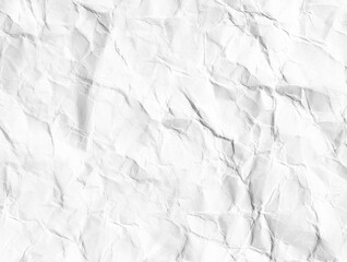 white crumpled paper