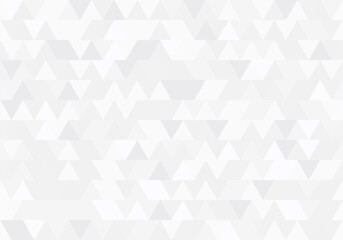 Obraz premium Streszczenie biały wzór trójkąta tekstura tło geometryczne, monochromatyczny projekt dekoracji wektorowej