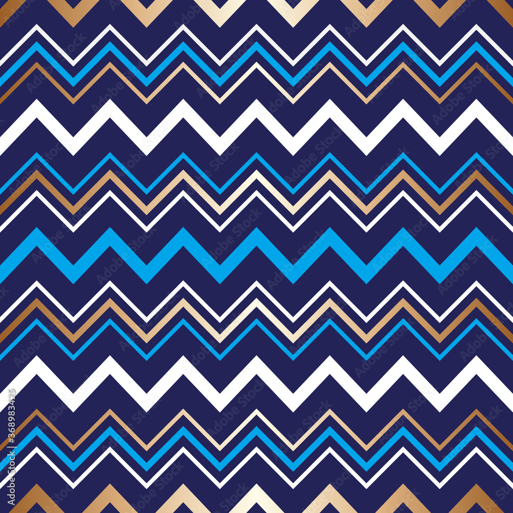 Poster gold seamless pattern. background stripe chevron. elegant zigzag lines. repeating delicate chevrons 