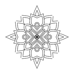 Mandala. Vintage indian decorative elements