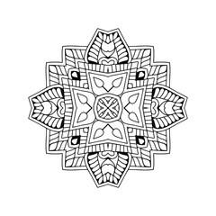 Mandala. Vintage indian decorative elements