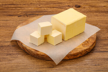Dairy natural yellow butter piece