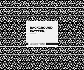 abstract black geometric pattern background vector triangle