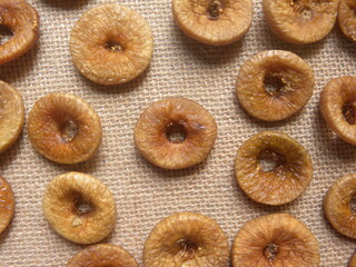 Brown color raw round dried Fig