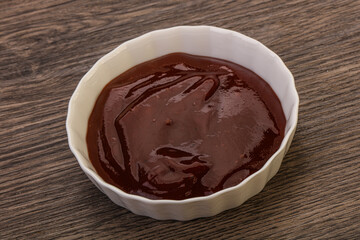 Traditional Barbicue sauce in the bowl