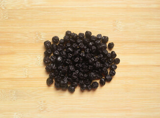Black color raw whole dried Blueberries
