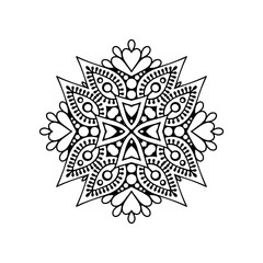 Mandala. Vintage indian decorative elements
