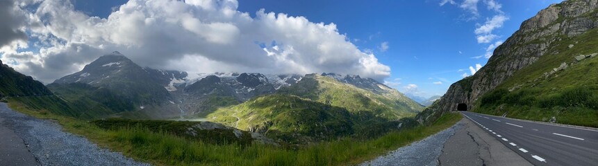 Naklejka premium panorama of the mountains