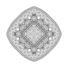 Mandala. Vintage indian decorative elements