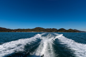 Ferry wake waves in the Seto Inland Sea