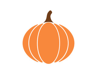 Pumpkin icon. Simple  pumpkin vector illustration. 