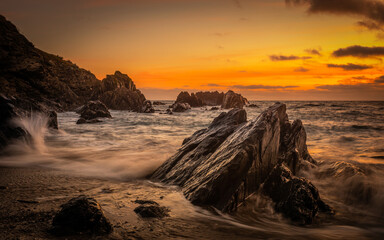 Combsgate Woolacombe North Devon Sunset