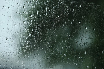 rain drops on window