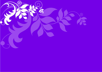 Fototapeta na wymiar violet floral background
