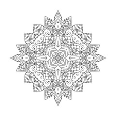 Mandala. Vintage indian decorative elements